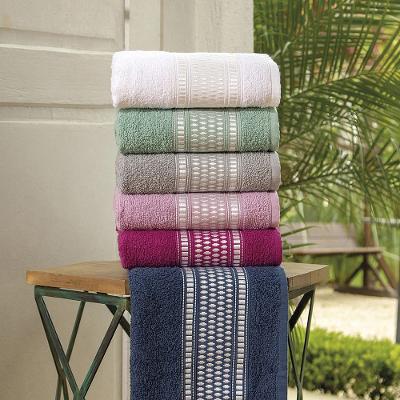 Toalha de Banho Atlântica Florença Mar Mediterrâneo 100% Algodão  Verde