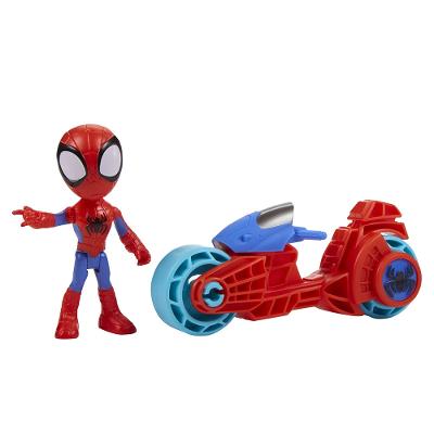 Boneco Homem Aranha Hasbro Spidey and His Amazing Friends com Veículo