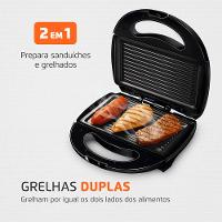 Grill e Sanduicheira Mondial Fast Grill S12 Preta - 750W 220V - 5
