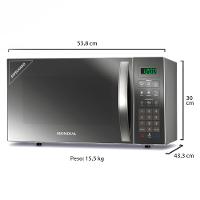 Micro-ondas Mondial MO-02-34-E 34 Litros Espelhado - 220V - 1