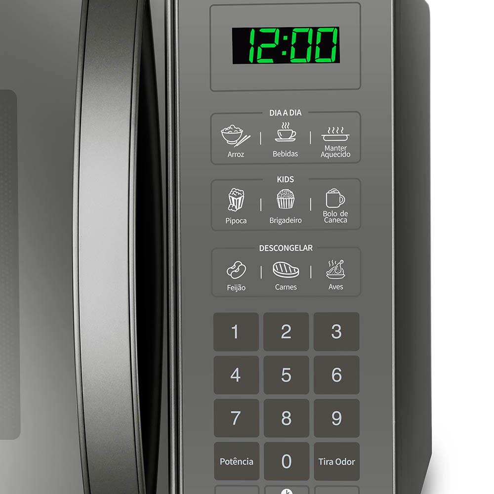 Micro ondas Mondial MO 02 34 E 34 Litros Espelhado 127V - 3