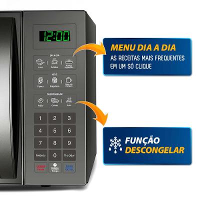 Micro ondas Mondial MO 02 34 E 34 Litros Espelhado 127V