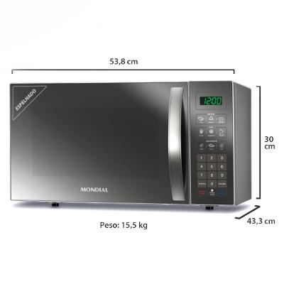 Micro ondas Mondial MO 02 34 E 34 Litros Espelhado 127V