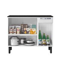 Balcão Itatiaia Rose 3 Portas 1 Gaveta Com Tampo - 2