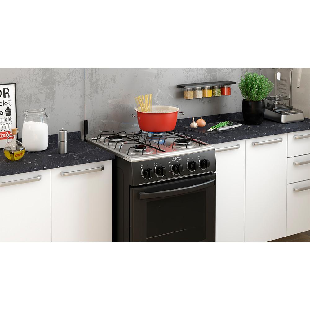 Fogão de Piso com Acendimento Manual Star Clean 4 Bocas Itatiaia - 3