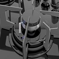 Fogão 5 Bocas à Gás Itatiaia Electra Glass Mesa de Vidro e Acendimento Automático - 5