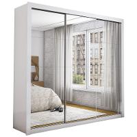 Guarda Roupa Isabela Casal 3 Portas de Correr Com Espelho Master Carioca Móveis - 2