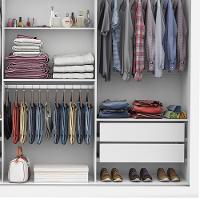 Guarda Roupa Isabela Casal 3 Portas de Correr Com Espelho Master Carioca Móveis - 7