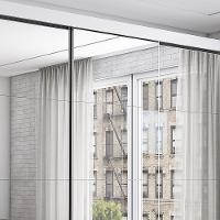 Guarda Roupa Isabela Casal 3 Portas de Correr Com Espelho Master Carioca Móveis - 8