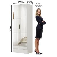 Sapateira Tokio 2 Portas Premium Com Espelho Carioca Móveis - 3