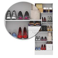 Sapateira Tokio 2 Portas Premium Com Espelho Carioca Móveis - 6