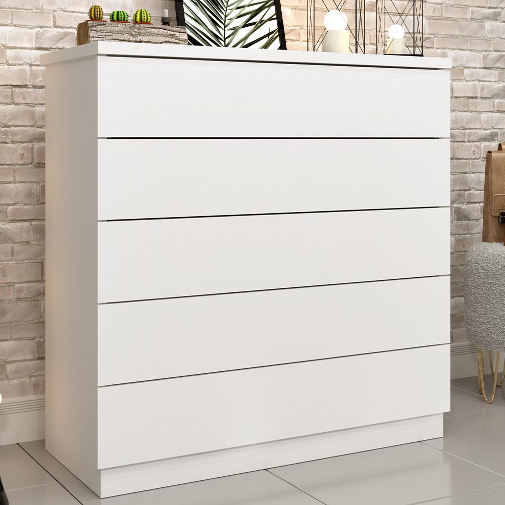 Cômoda Premium MDF Com 5 Gavetas Tcil - 1