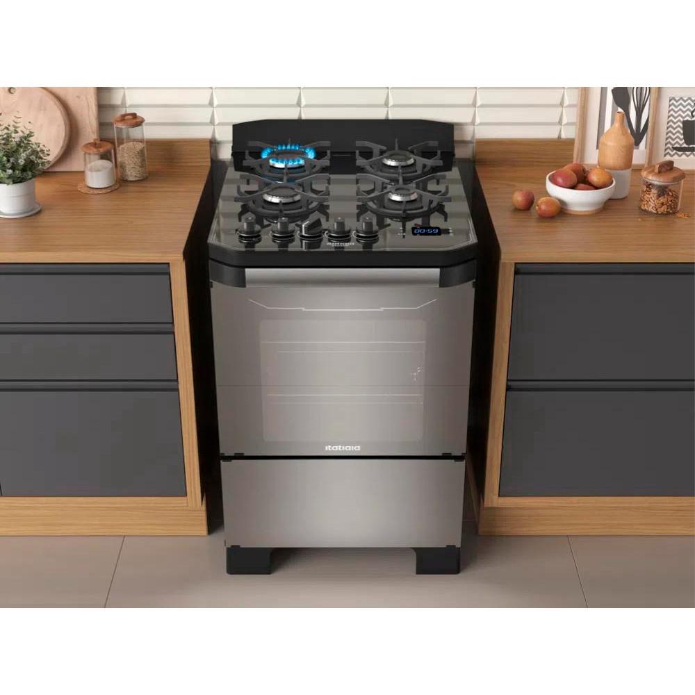 Fogão 4 Bocas Itatiaia Itamaster Reflecta com Painel Touchsreen e Timer Digital - 3