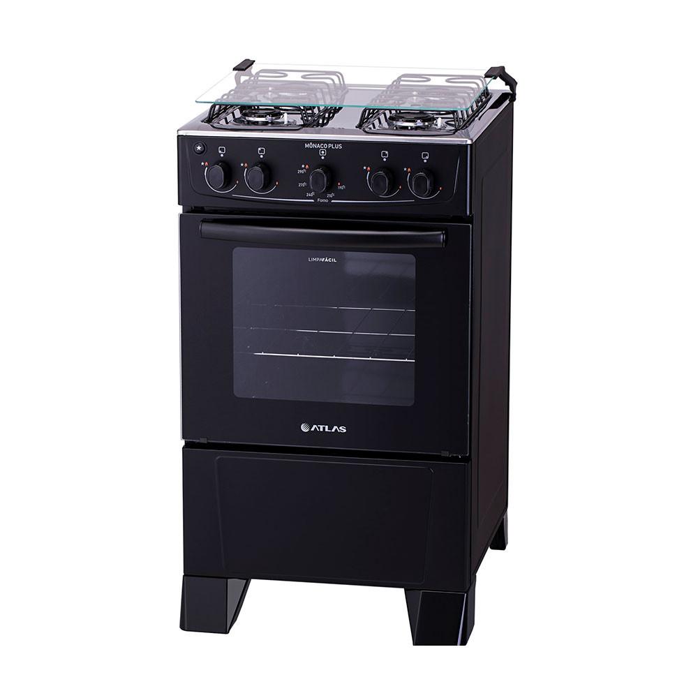 Fogão Gás 4 Bocas Mônaco Plus Atlas - 4