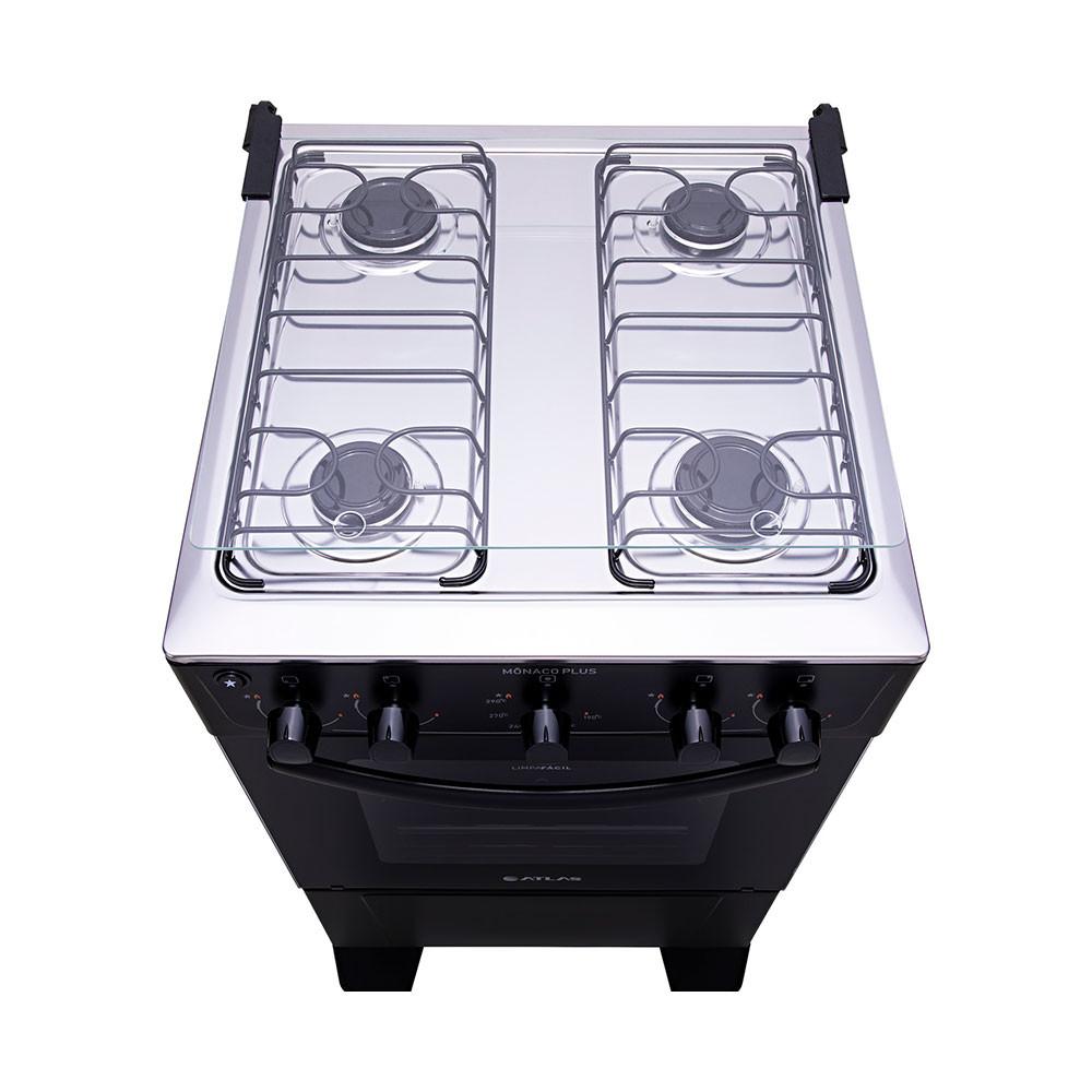 Fogão Gás 4 Bocas Mônaco Plus Atlas - 7