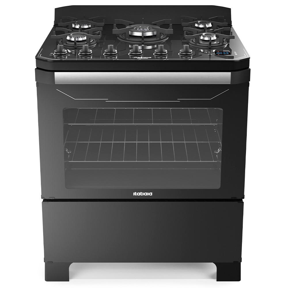 Fogão 5 Bocas Itatiaia Itamaster Tripla Chama com Painel Touchscreen e Timer Digital - 1