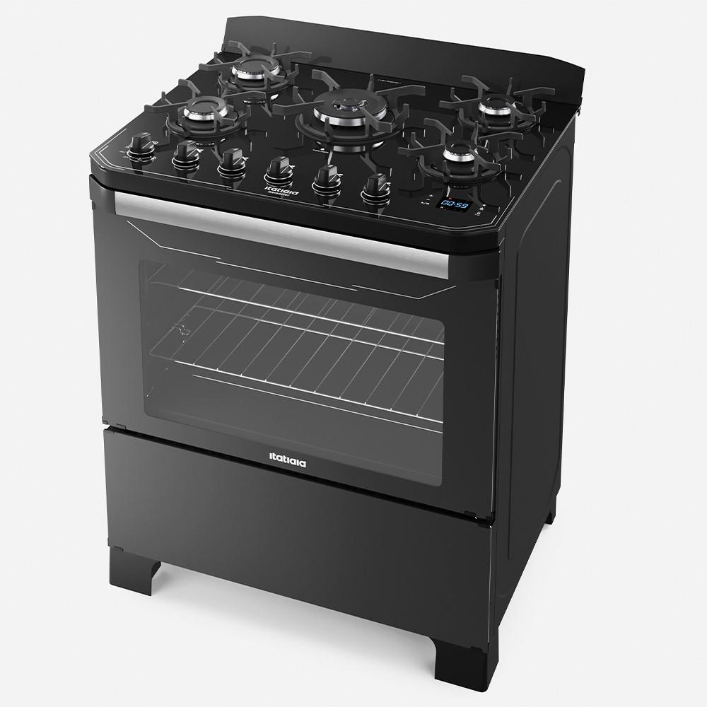 Fogão 5 Bocas Itatiaia Itamaster Tripla Chama com Painel Touchscreen e Timer Digital - 3