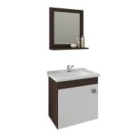 Armário Suspenso Para Banheiro Iris Com Espelheira MGM - 1