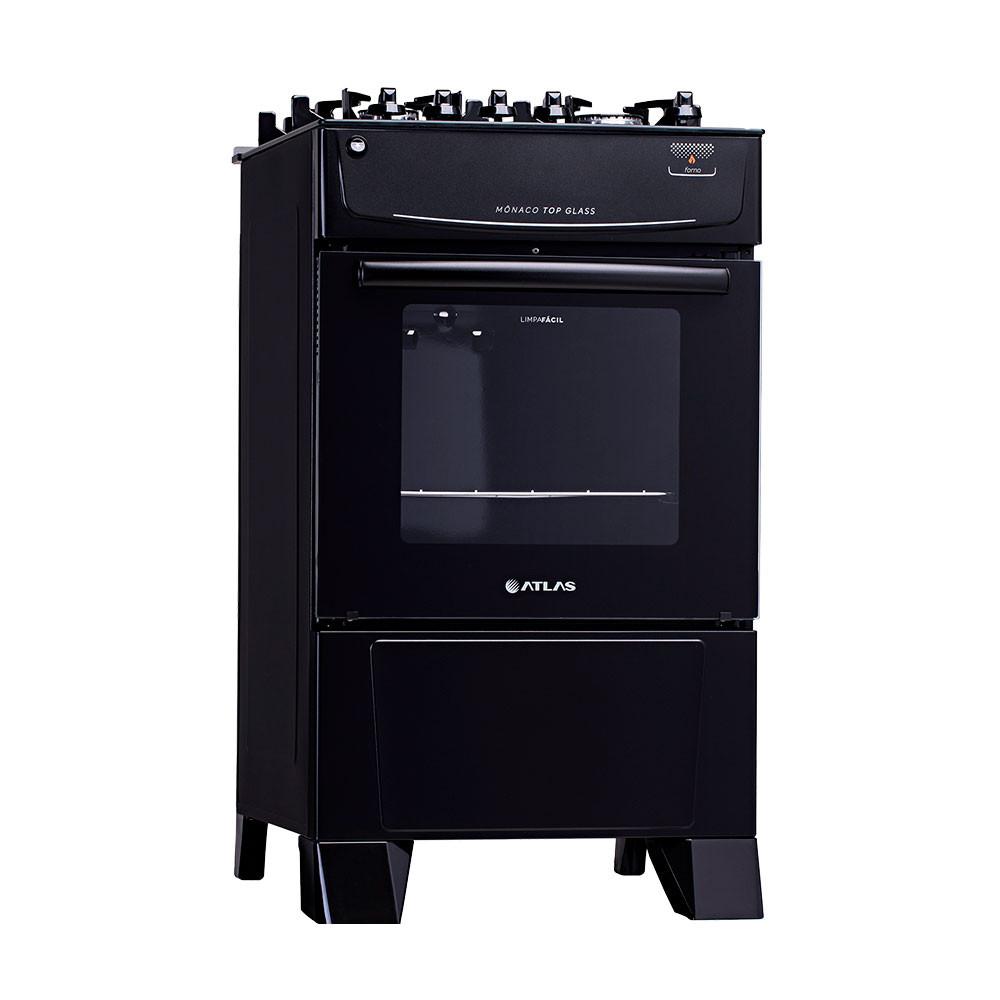 Fogão Mônaco Top Glass 4 bocas Atlas com Mesa de Vidro - 2