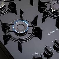 Fogão Mônaco Top Glass 4 bocas Atlas com Mesa de Vidro - 8