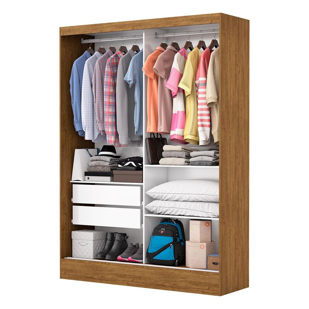 Guarda Roupa Belém 2 Portas e 2 Gavetas Plus Carioca Moveis - 5