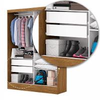 Guarda Roupa Belém 2 Portas e 2 Gavetas Plus Carioca Moveis - 6