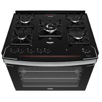 Fogão de Embutir Diplomata 5 Bocas com Mesa de Vidro Dako