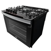 Fogão de Embutir Diplomata 5 Bocas com Mesa de Vidro Dako - 5