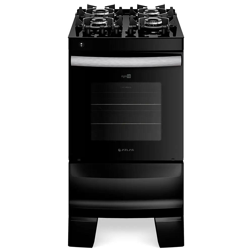 Fogão Agile Up 4 Bocas com Mesa de Vidro Atlas - 2