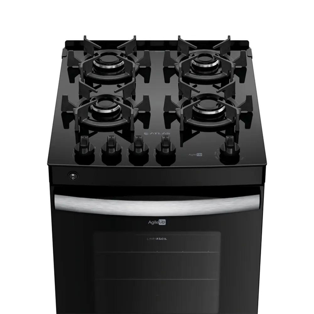 Fogão Agile Up 4 Bocas com Mesa de Vidro Atlas - 5