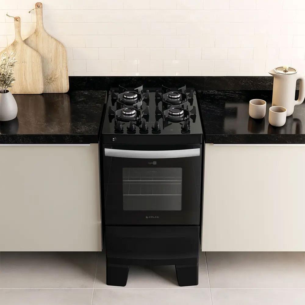 Fogão Agile Up 4 Bocas com Mesa de Vidro Atlas - 7