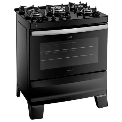Fogão Agile Up 5 Bocas com Mesa de Vidro Atlas