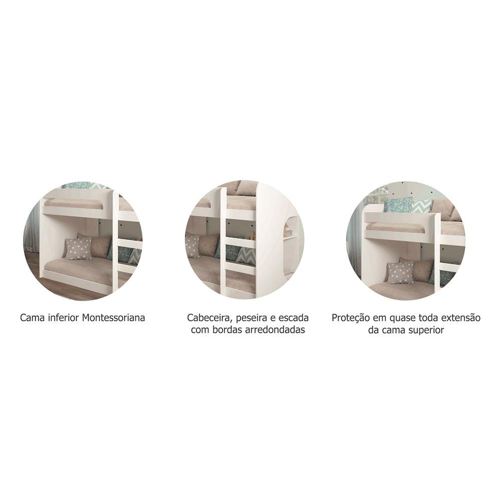 Beliche Ema Montessoriana em MDF Com Prateleira Cimol - 4