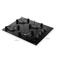 Cooktop U Top 4 Bocas com Mesa de Vidro Atlas - 3