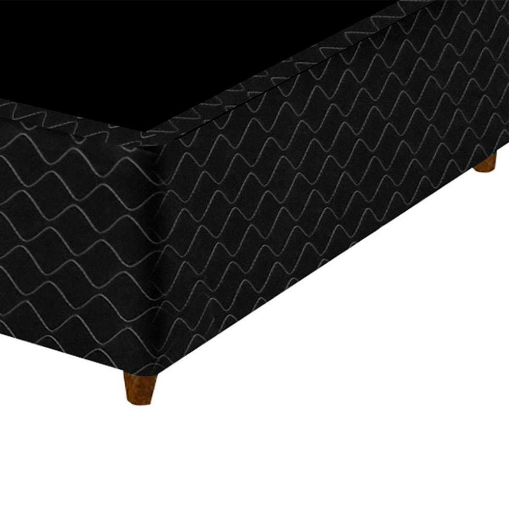 Base Cama Box Universal Convencional Gazin 27x188x88 Poliéster Bordado - 1