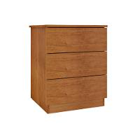 Mesa de Cabeceira Veronna 3 Gavetas MDF Tcil Móveis - 2