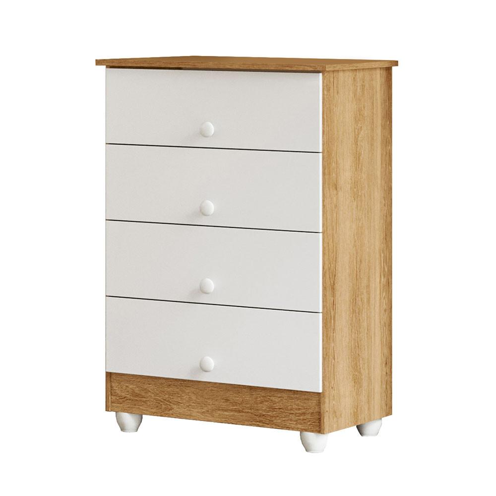 Comoda Lia Soft em MDF com 4 Gavetas Tigus Baby - 2