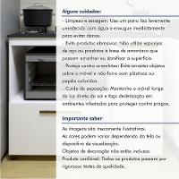 Balcão de Cozinha para Cooktop Áustria 4 bocas 2 Portas Kaiki Móveis