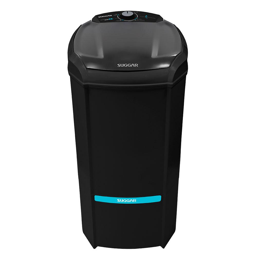 Tanquinho Suggar 15Kg Lavamax Eco LE1521PR com Dispenser Para Sabão e Desligamento Automático - 1