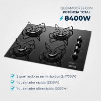 Cooktop Mondial 4 Bocas a Gás - CTG-01 - 2