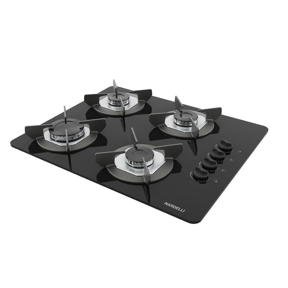 Fogão Cooktop Elétrico com 4 Bocas Mesa em Vidro Safe Nardelli - 2