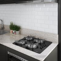 Fogão Cooktop Elétrico com 4 Bocas Mesa em Vidro Safe Nardelli - 1