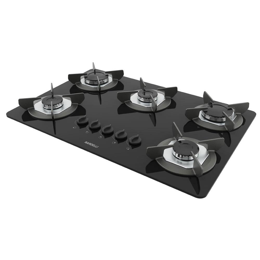 Fogão Cooktop Elétrico com 5 Bocas Mesa em Vidro Safe Nardelli - 2