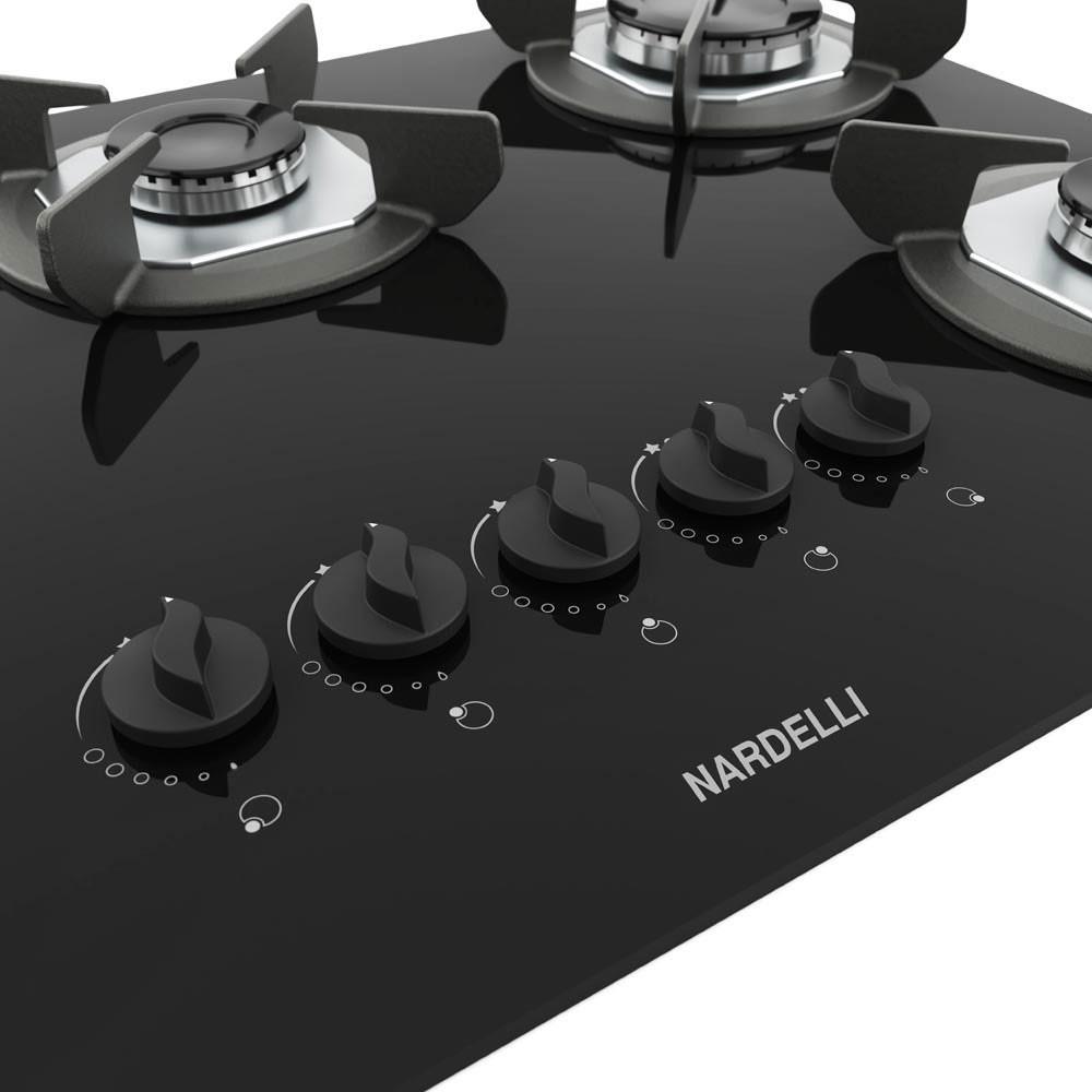 Fogão Cooktop Elétrico com 5 Bocas Mesa em Vidro Safe Nardelli - 3