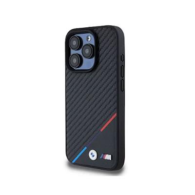 Case Guess  BMW Serie M  Carbon Tricolor Magsafe  Iphone 16 Pro