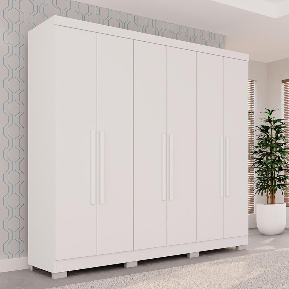 Guarda Roupa Casal Recife 06 portas e 2 gavetas Sallêto - 1