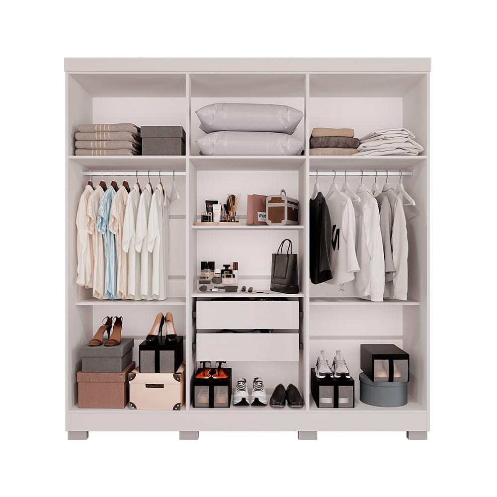 Guarda Roupa Casal Recife 06 portas e 2 gavetas Sallêto - 3