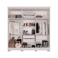 Guarda Roupa Casal Recife 06 portas e 2 gavetas Sallêto - 3