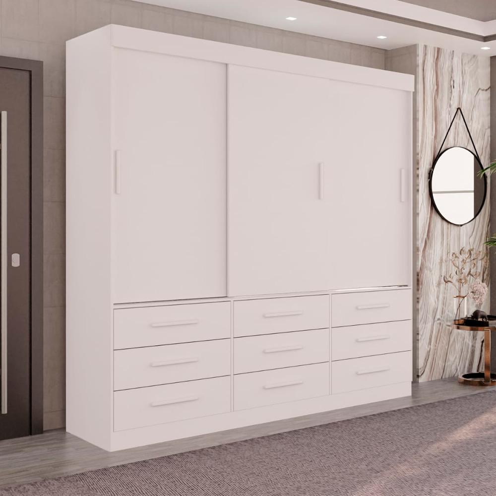 Guarda Roupa Casal New Star 3 portas e 9 gavetas Sallêto - 1