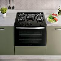 Fogão de Embutir U Top 5 Bocas com Mesa de Vidro Atlas - 2